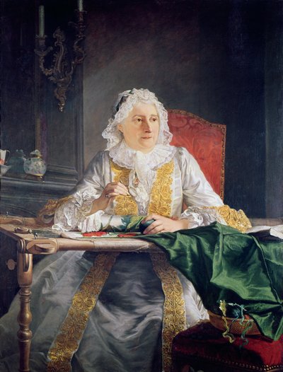 Porträt von Madame Antoine Crozat, 1741 von Jacques Andre Joseph Camelot Aved